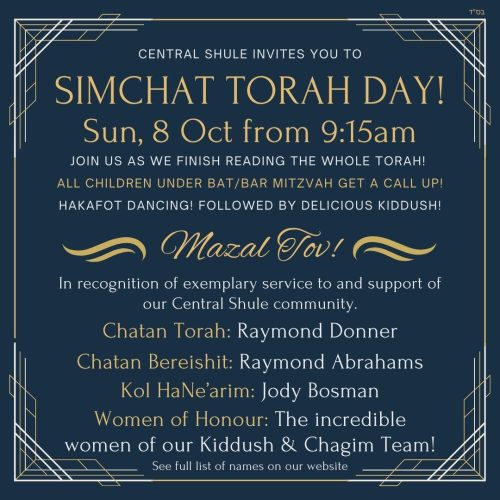 Simchat Torah day